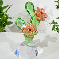 Little Cactus · A Little Joy in Bloom · K9 Crystal Sculpture