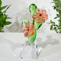 Little Cactus · A Little Joy in Bloom · K9 Crystal Sculpture