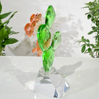 Little Cactus · A Little Joy in Bloom · K9 Crystal Sculpture
