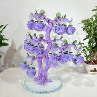 Purple Apple Tree · A Legacy of Blessings · K9 Crystal Sculpture
