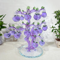 Purple Apple Tree · A Legacy of Blessings · K9 Crystal Sculpture