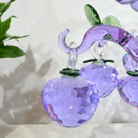 Purple Apple Tree · A Legacy of Blessings · K9 Crystal Sculpture