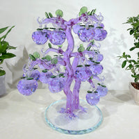 Purple Apple Tree · A Legacy of Blessings · K9 Crystal Sculpture