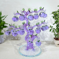 Purple Apple Tree · A Legacy of Blessings · K9 Crystal Sculpture