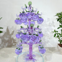 Purple Apple Tree · A Legacy of Blessings · K9 Crystal Sculpture