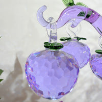 Purple Apple Tree · A Legacy of Blessings · K9 Crystal Sculpture