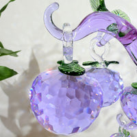 Purple Apple Tree · A Legacy of Blessings · K9 Crystal Sculpture