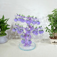 Purple Apple Tree · A Legacy of Blessings · K9 Crystal Sculpture