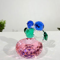Two Hearts, One Gentle Home · K9 Crystal Lovebirds