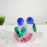 Two Hearts, One Gentle Home · K9 Crystal Lovebirds