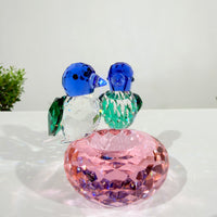 Two Hearts, One Gentle Home · K9 Crystal Lovebirds