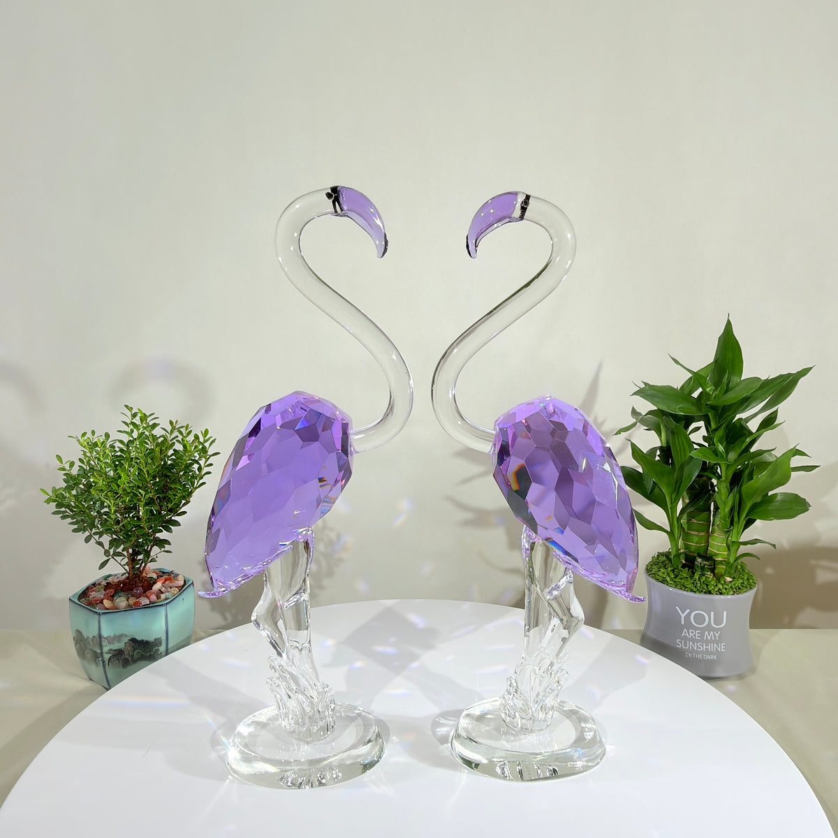 Two Purple Flamingos, The Quiet Nobility of a Gentleman