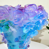 Azure Orchid · Blue Liuli Orchid Vase