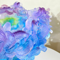 Azure Orchid · Blue Liuli Orchid Vase
