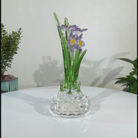 Narcissus · A Quiet Light in Winter · K9 Crystal Sculpture