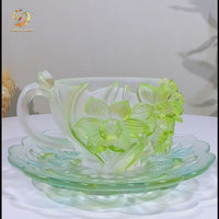 Twelve Flower Goddesses Cup – December Narcissus – Luo Shen (Mi Fei) 洛神（宓妃）