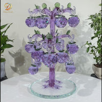 Purple Apple Tree · A Legacy of Blessings · K9 Crystal Sculpture