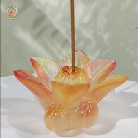 Twelve Flower Goddesses Incense Holder · June Pomegranate Blossom · Zhong Wuyan · 鍾無艷