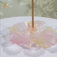 Twelve Flower Goddesses Incense Holder · October Hibiscus · Yang Miaozhen · 楊妙真