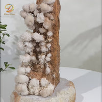 Natural White Crystal Flower Formation · One-of-a-Kind Specimen