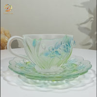 Twelve Flower Goddesses Cup – January Orchid – Xie Daoyun 謝道韞