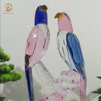 Joy Among Blossoms, Grace in Togetherness · K9 Crystal Birds