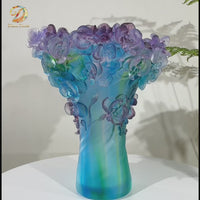 Azure Orchid · Blue Liuli Orchid Vase