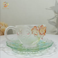 Twelve Flower Goddesses Cup – February Plum Blossom – Jiang Caiping (Consort Mei) 江采蘋（梅妃）