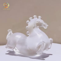 Little Horses · Pearl White Liuli Sculpture